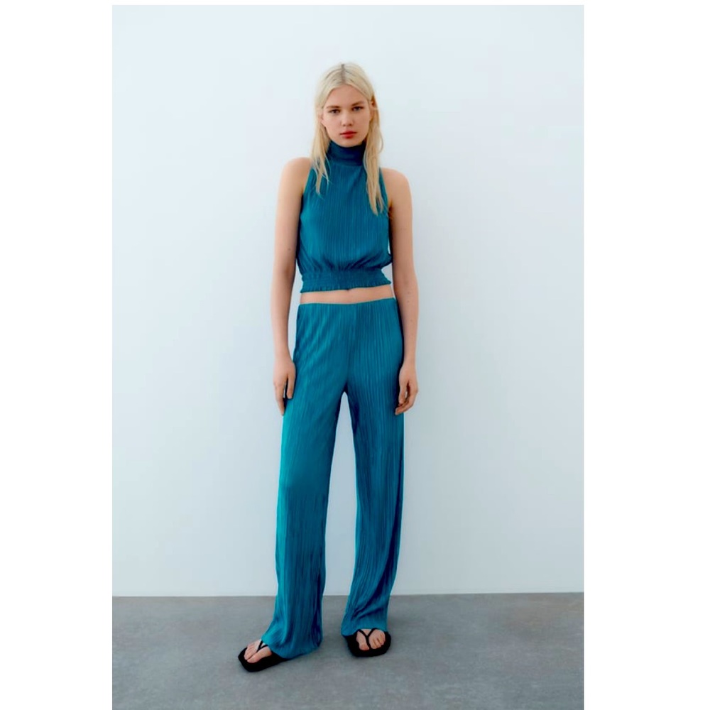 Zara Wide Leg Pant Set